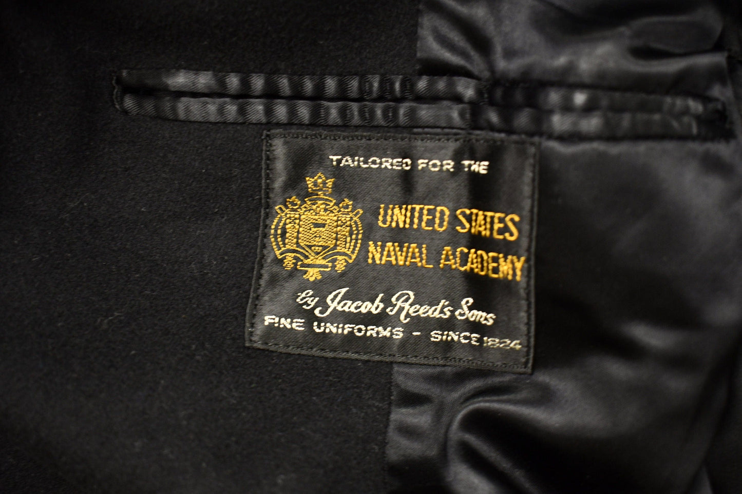 Vintage 1970s United States Naval Academy 100% Wool Jacket Men's Medium from propervintagecanada