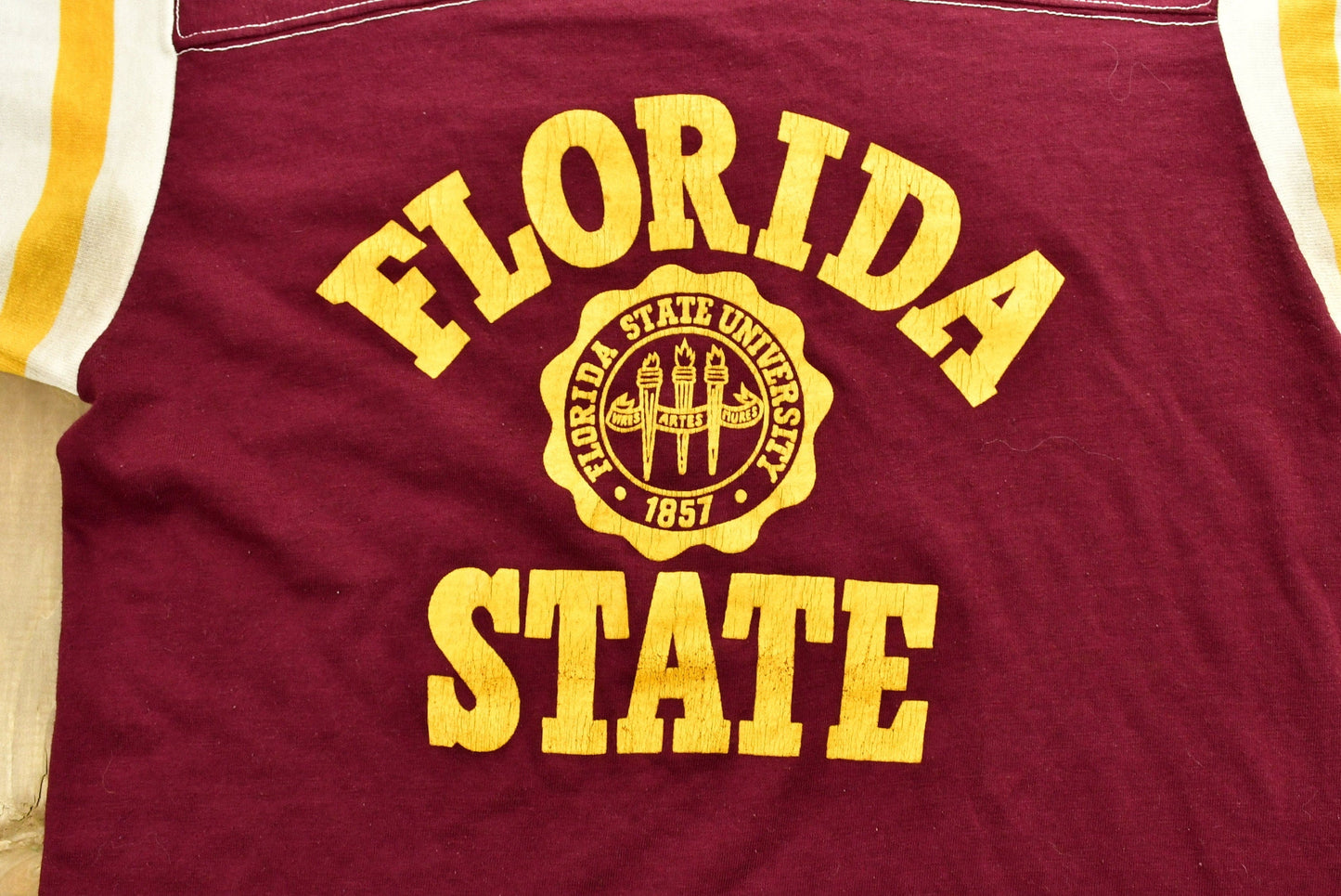 Vintage 1970s University of Florida State Collegiate T-Shirt Men's Medium from propervintagecanada