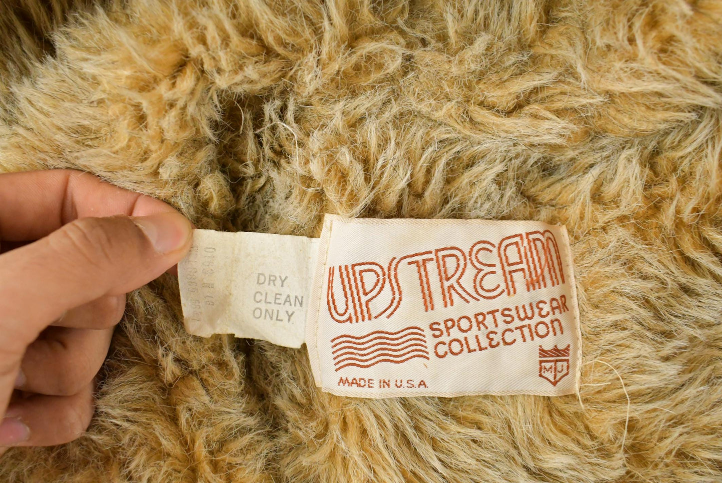 Vintage 1970s Upstream Faux Fur Lined Parka Jacket Men's Large from propervintagecanada