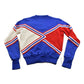 Vintage 1970s Vets Cheerleading Abstract Knitted Crewneck Sweater Men's Small from propervintagecanada