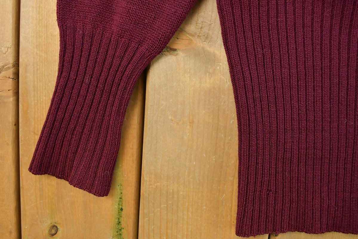 Vintage 1970s Wallachs Wool Knit Cardigan Sweater Men's Large from propervintagecanada