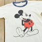 Vintage 1970s Walt Disney Mickey Mouse Graphic Ringer T-Shirt Mens XS from propervintagecanada