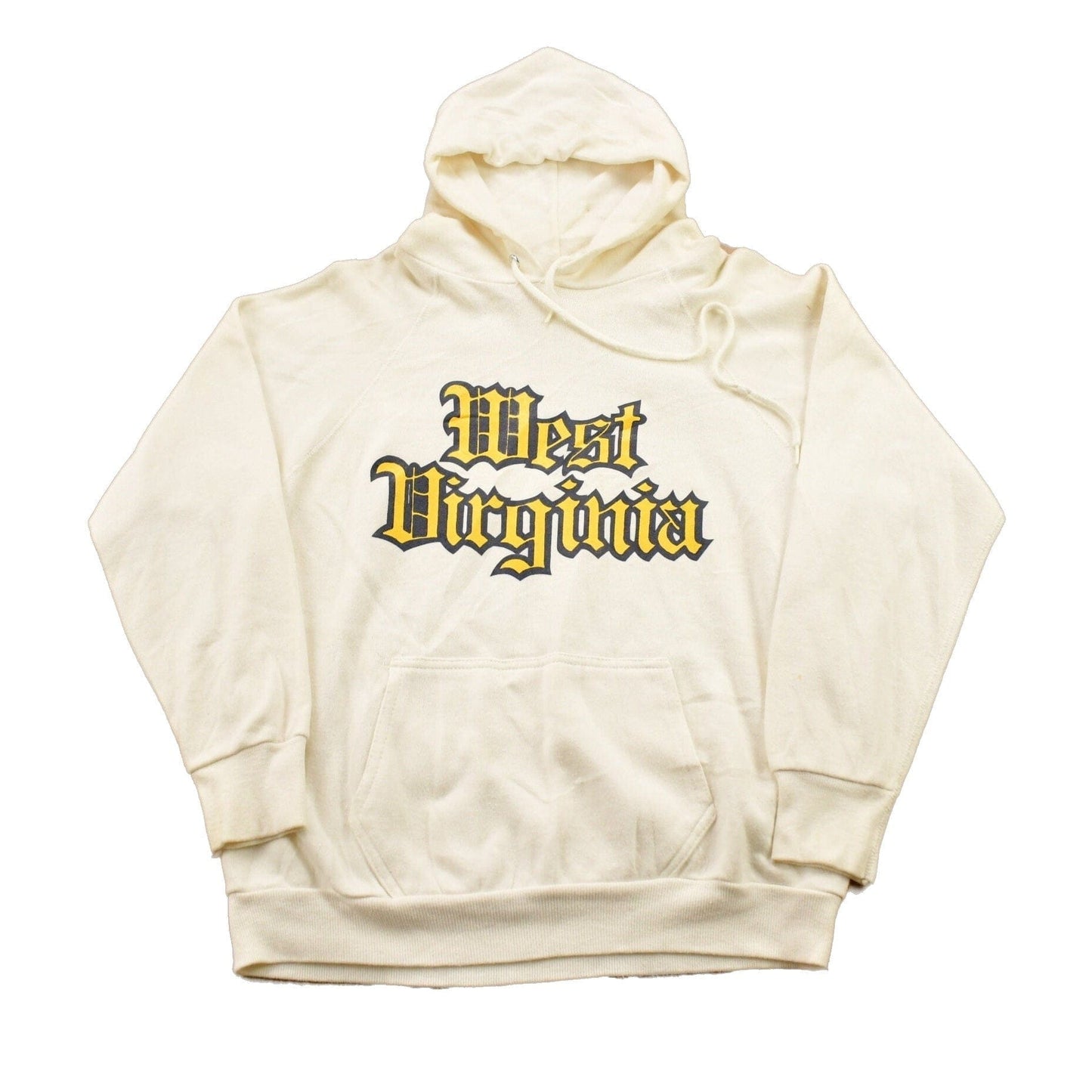 Vintage 1970s West Virginia University Collegiate Raglan Hoodie Men's S from propervintagecanada