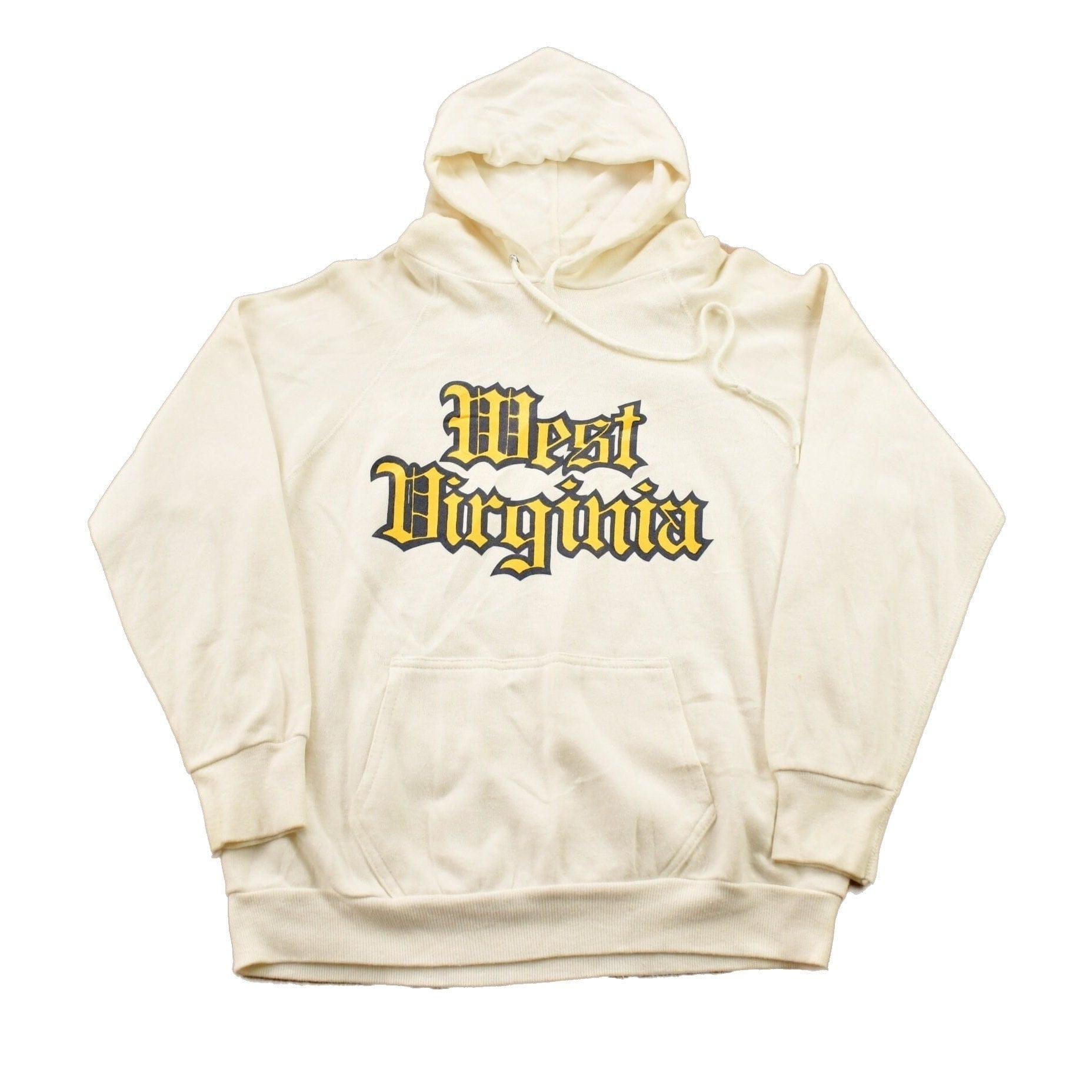 Vintage 1970s West Virginia University Collegiate Raglan Hoodie Men's S from propervintagecanada