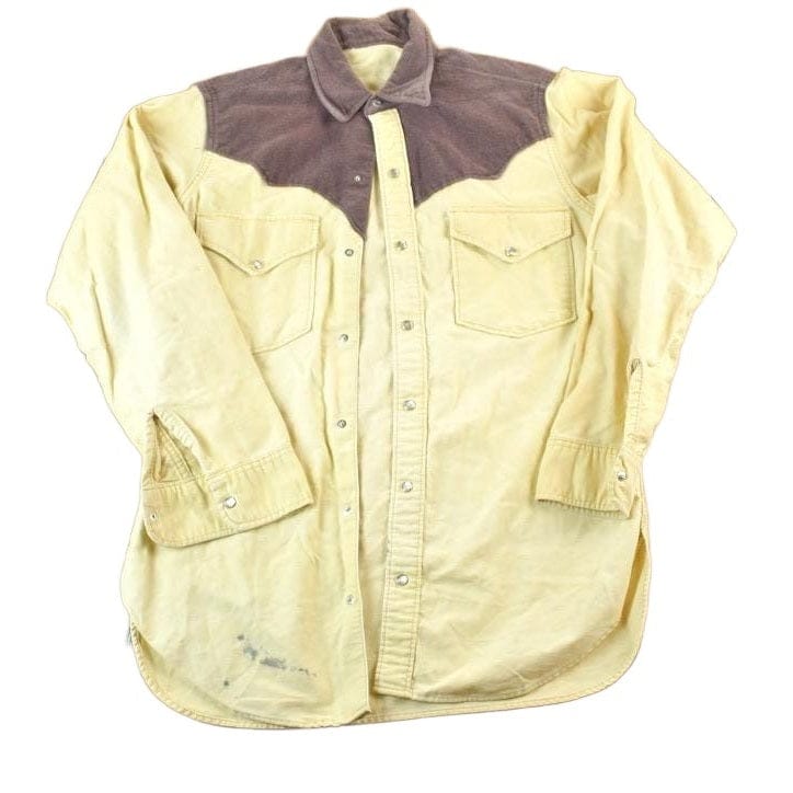 Vintage 1970s Western Button Up Cowboy Style Shirt Men's Large from propervintagecanada