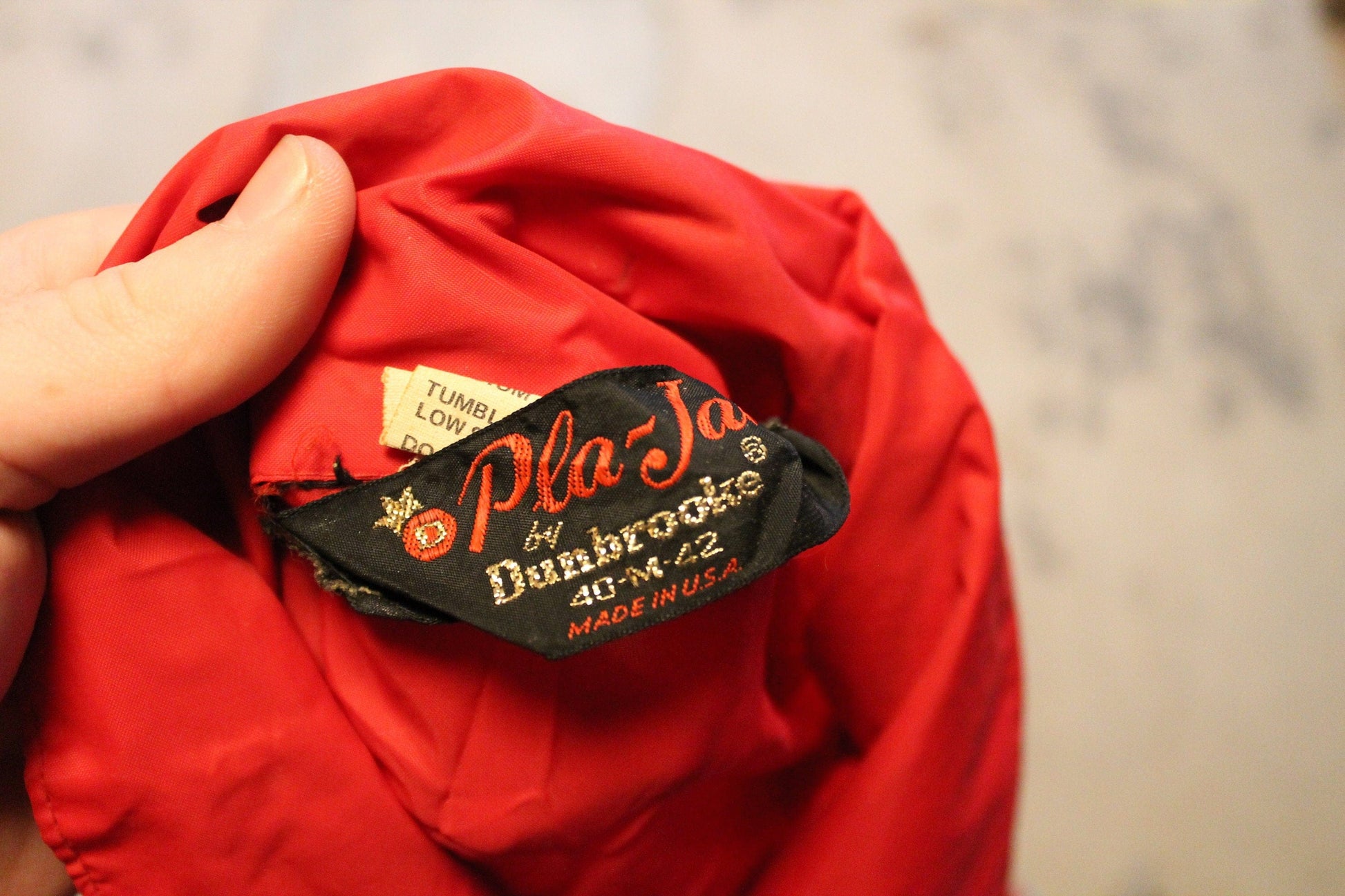 Vintage 1970s Western Embroidered Pla-Jac By Dunbrooke Windbreaker Men's Medium from propervintagecanada