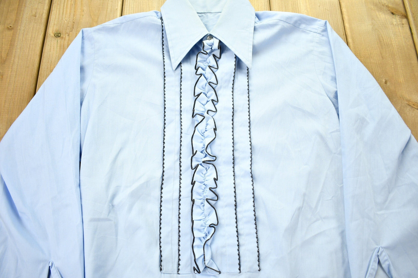 Vintage 1970s Western Style Button Up Shirt Men's Medium from propervintagecanada