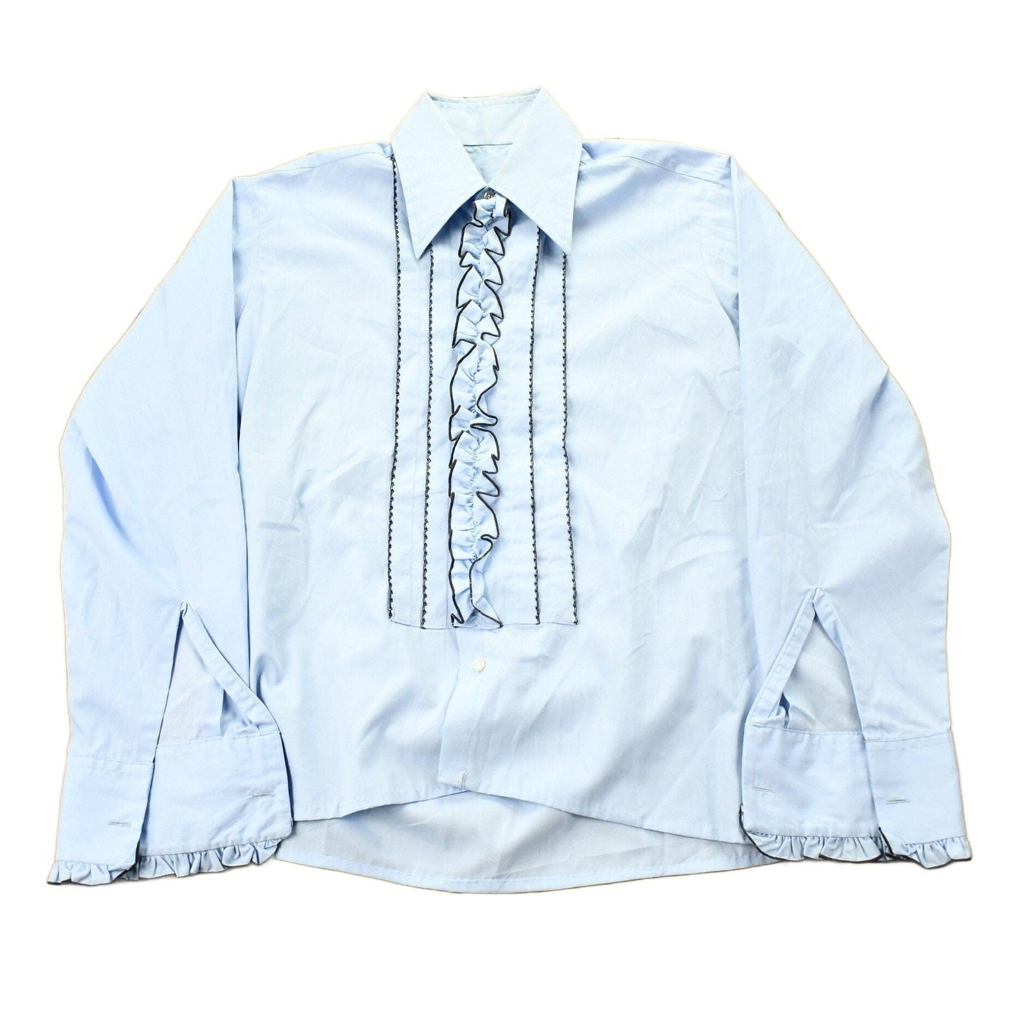 Vintage 1970s Western Style Button Up Shirt Men's Medium from propervintagecanada