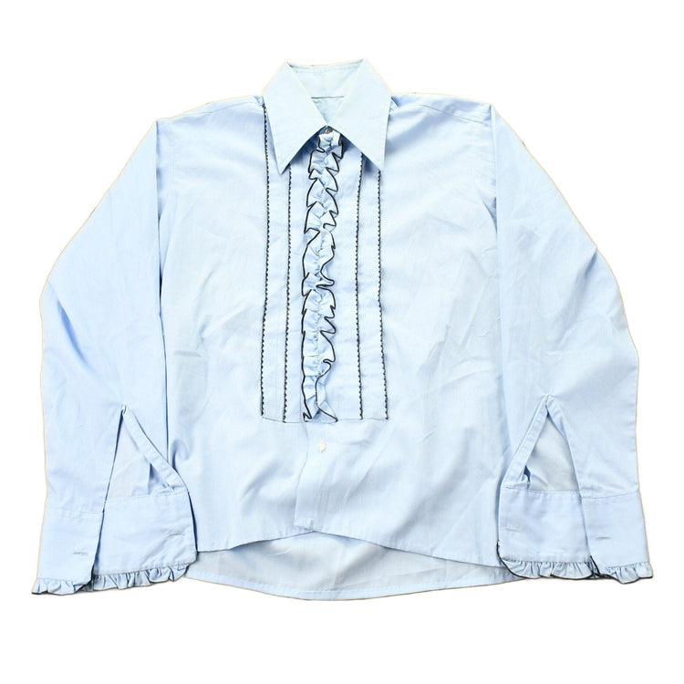 Vintage 1970s Western Style Button Up Shirt Men's Medium from propervintagecanada