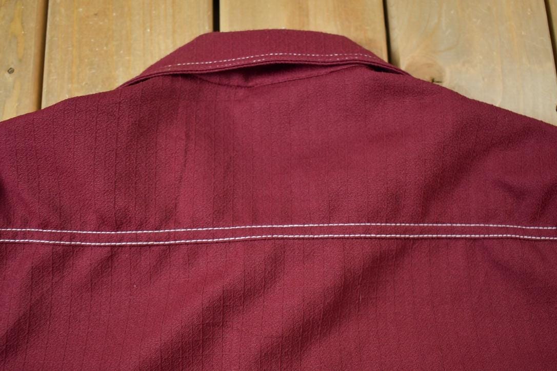 Vintage 1970s Western Style Pointed Collar Button Up Light Jacket Men's Medium from propervintagecanada