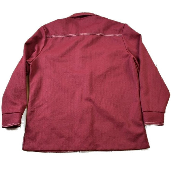 Vintage 1970s Western Style Pointed Collar Button Up Light Jacket Men's Medium from propervintagecanada