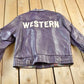 Vintage 1970s Western University Leather Varsity Jacket Men's Medium from propervintagecanada
