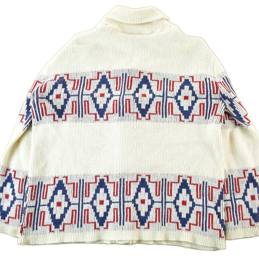 Vintage 1970s Wickbury Shawl Collar Knit Cardigan Sweater Men's Large from propervintagecanada