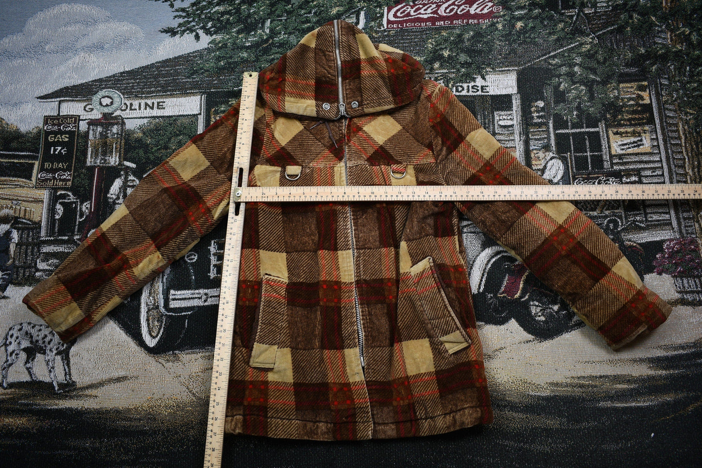 Vintage 1970s William Barry Fur Lined Coat Women's S from propervintagecanada