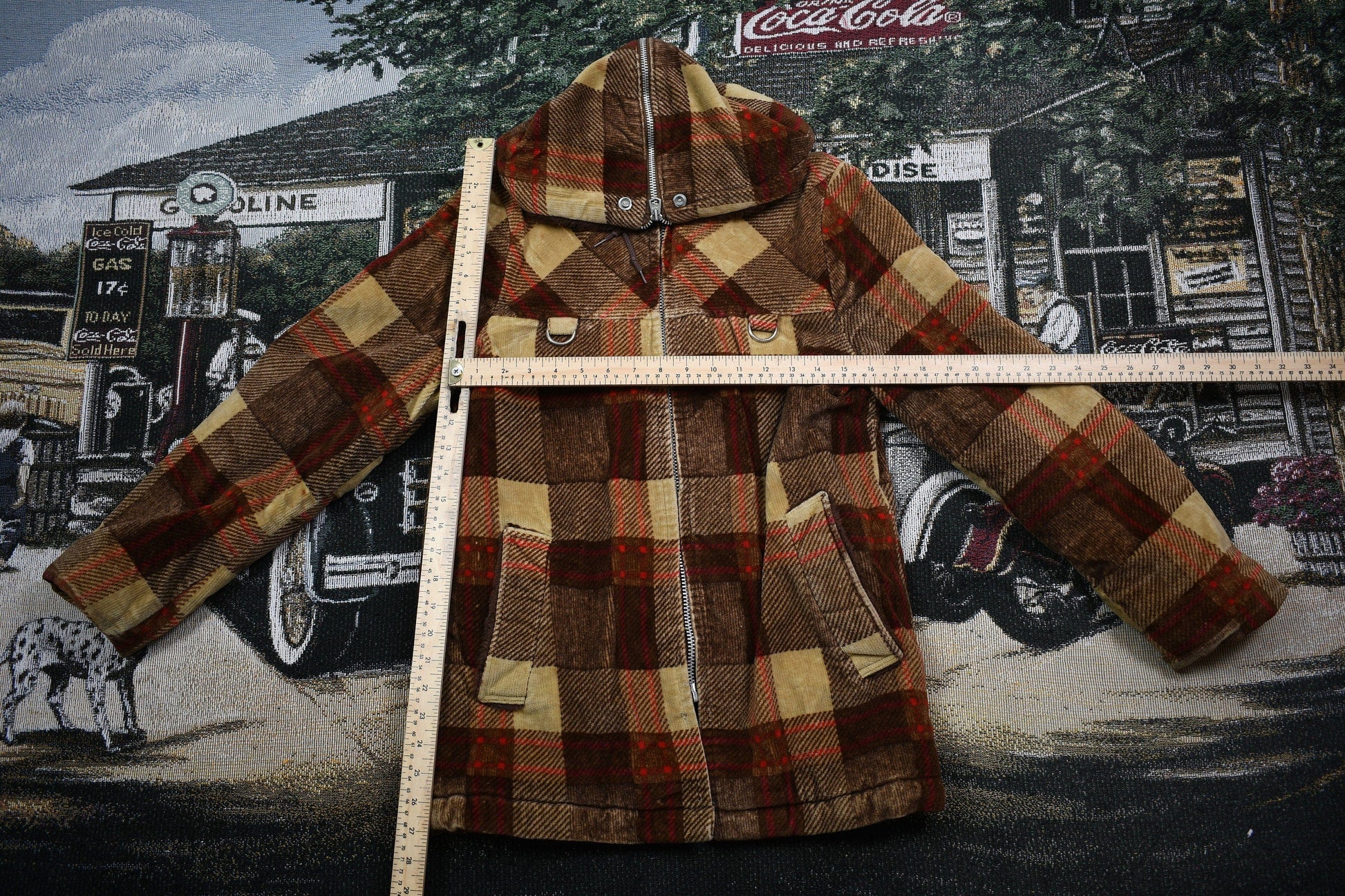 Vintage 1970s William Barry Fur Lined Coat Women's S from propervintagecanada