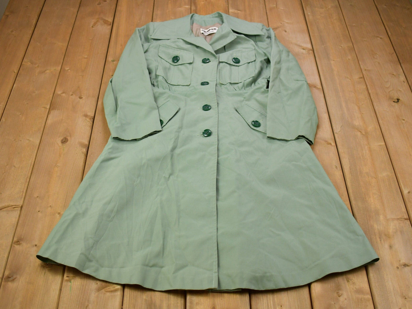 Vintage 1970s Windbreaker Overcoat Jacket from propervintagecanada