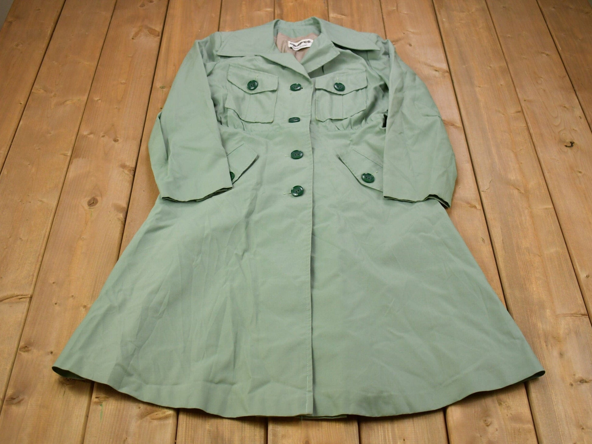 Vintage 1970s Windbreaker Overcoat Jacket from propervintagecanada