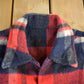 Vintage 1970s Wool Flannel Shirt Jacket Men's M-L / Shacket True Vintage / 70s Plaid Outdoors / Flannel Jacket / Button Up from propervintagecanada