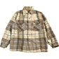 Vintage 1970s Wool Flannel Shirt Jacket Men's S-M / Shacket True Vintage / 70s Plaid Outdoors / Flannel Jacket / Button Up from propervintagecanada