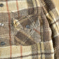 Vintage 1970s Wool Flannel Shirt Jacket Men's S-M / Shacket True Vintage / 70s Plaid Outdoors / Flannel Jacket / Button Up from propervintagecanada