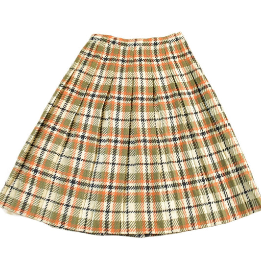 Vintage 1970s Wool Tartan Plaid Skirt Women's 24 from propervintagecanada
