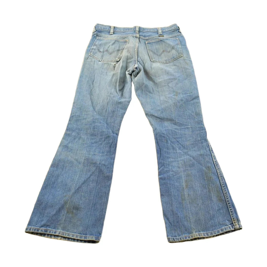 Vintage 1970s Wrangler Denim Blue Jeans Men's 29 x 27.5 from propervintagecanada