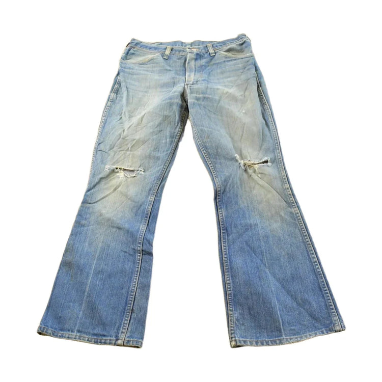 Vintage 1970s Wrangler Denim Blue Jeans Men's 29 x 27.5 from propervintagecanada