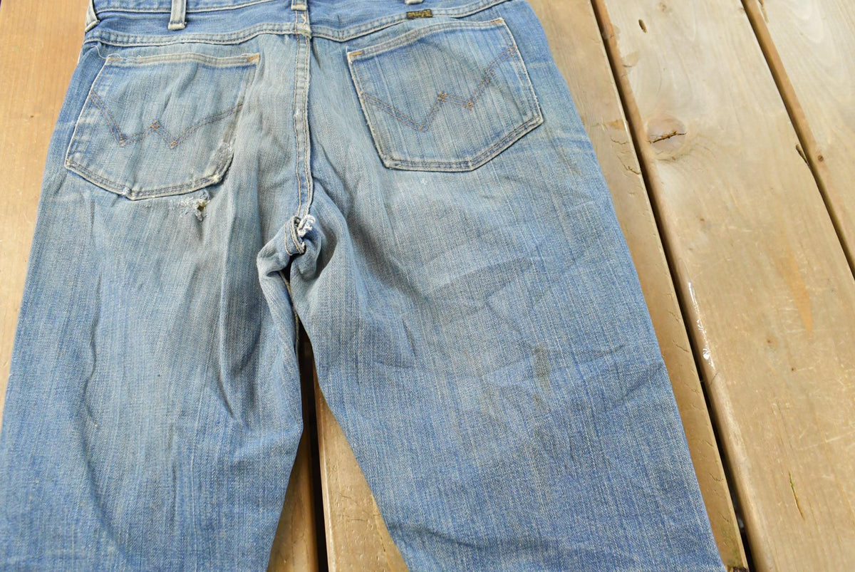 Vintage 1970s Wrangler Denim Blue Jeans Men's 29 x 27.5 from propervintagecanada
