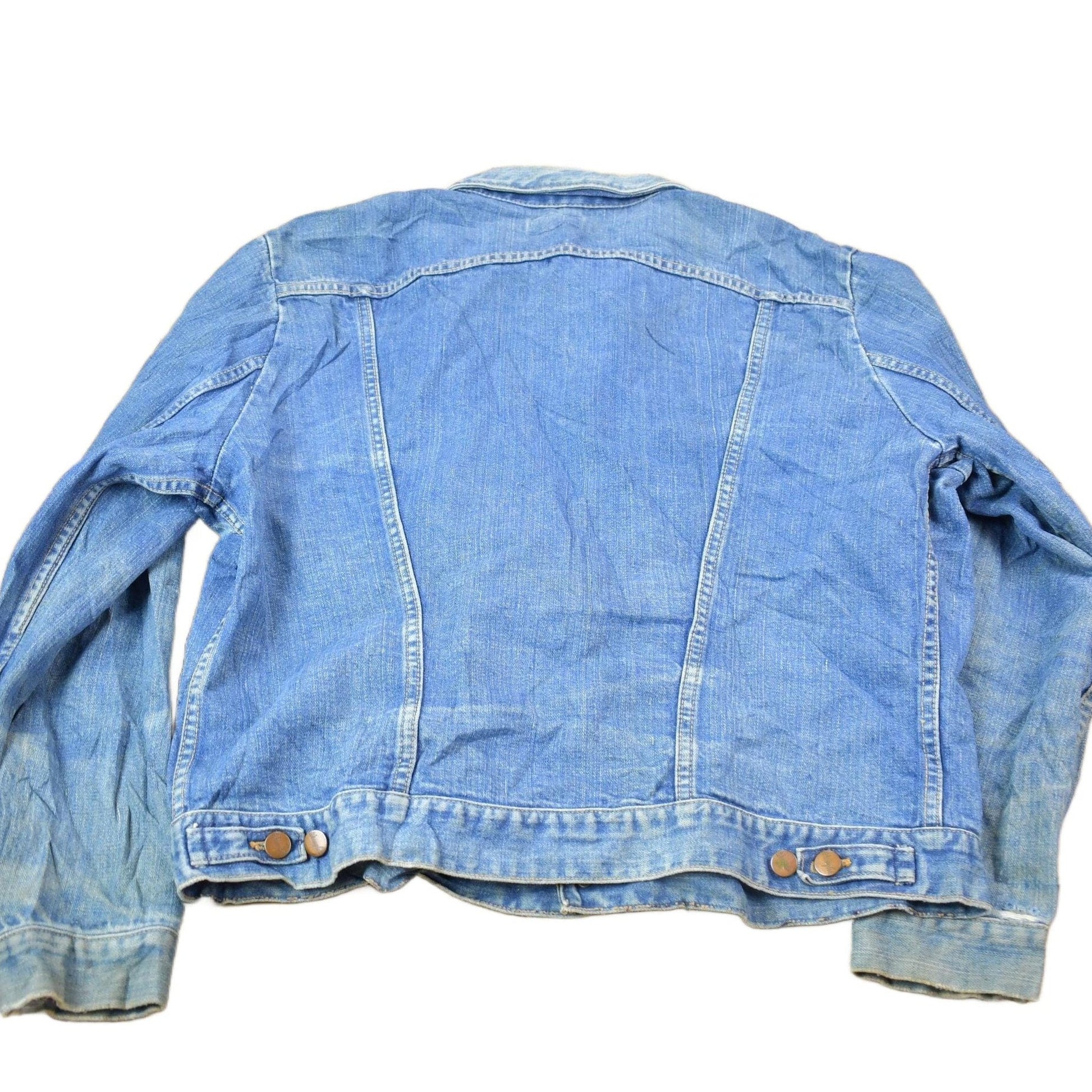 Vintage 1970s Wrangler Jean Jacket Men's XL from propervintagecanada