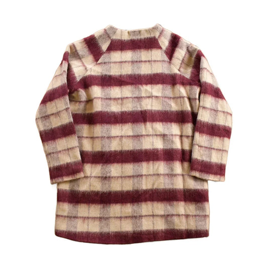 Vintage 1970s Xcel Couture Full Length Plaid Mohair Coat Men's Medium from propervintagecanada