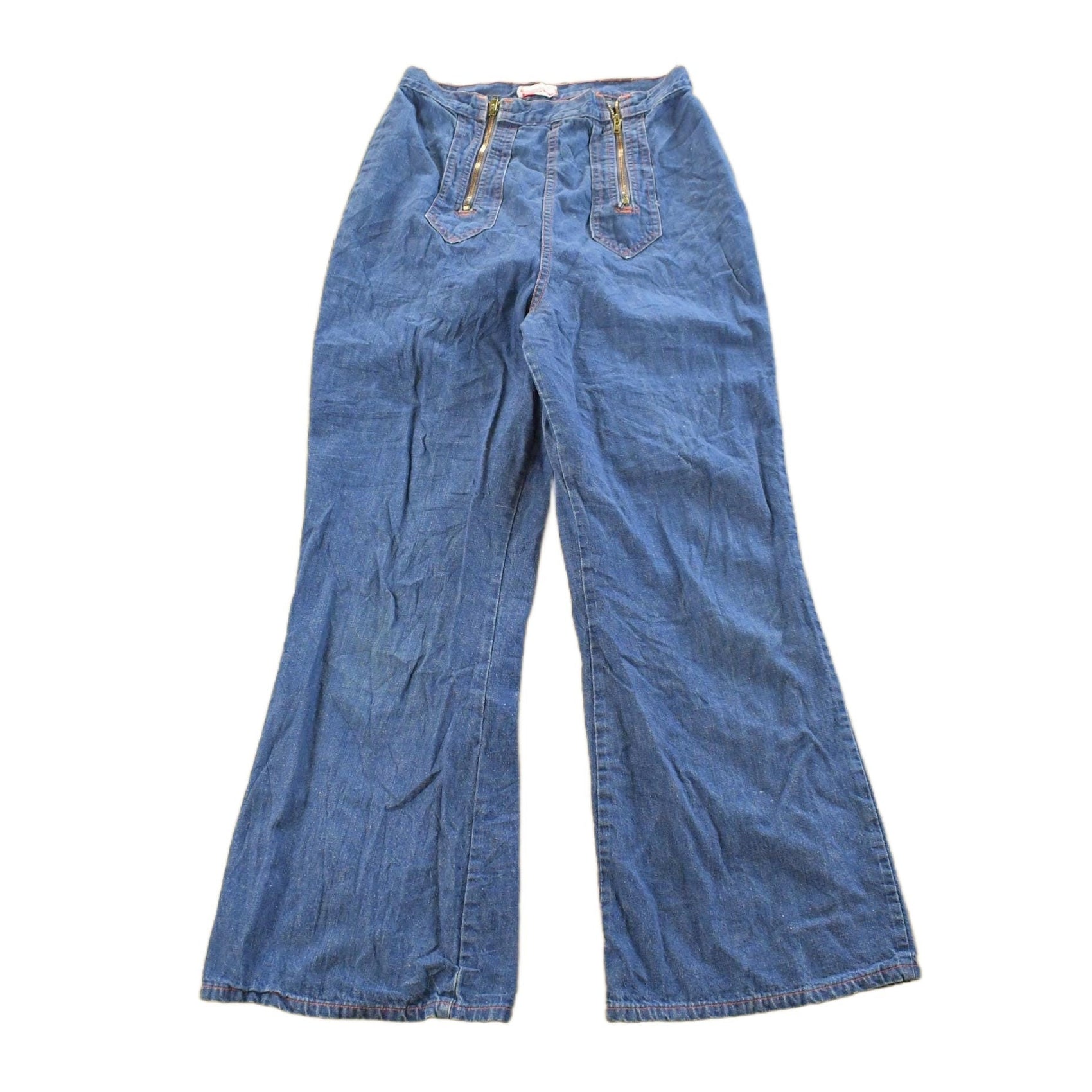 Vintage 1970s Young Stuff Bell Bottom Flare Denim Jeans Men's 30 x 29