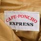 Vintage 1970w Cape Poncho Express Collared Poncho Men's 2XL from propervintagecanada