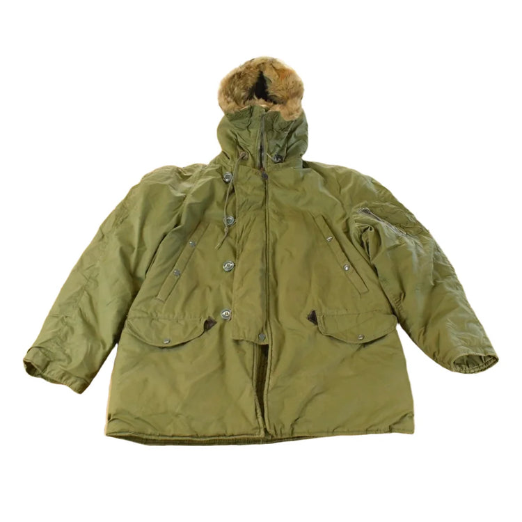Vintage 1972 Military Type N-3B Snorkel Parka Jacket Men's M from propervintagecanada