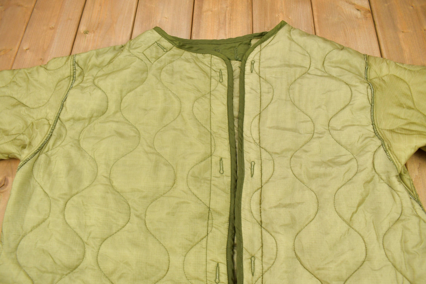 Vintage 1973 M65 Military Jacket Liner Size L Men's 2XL from propervintagecanada