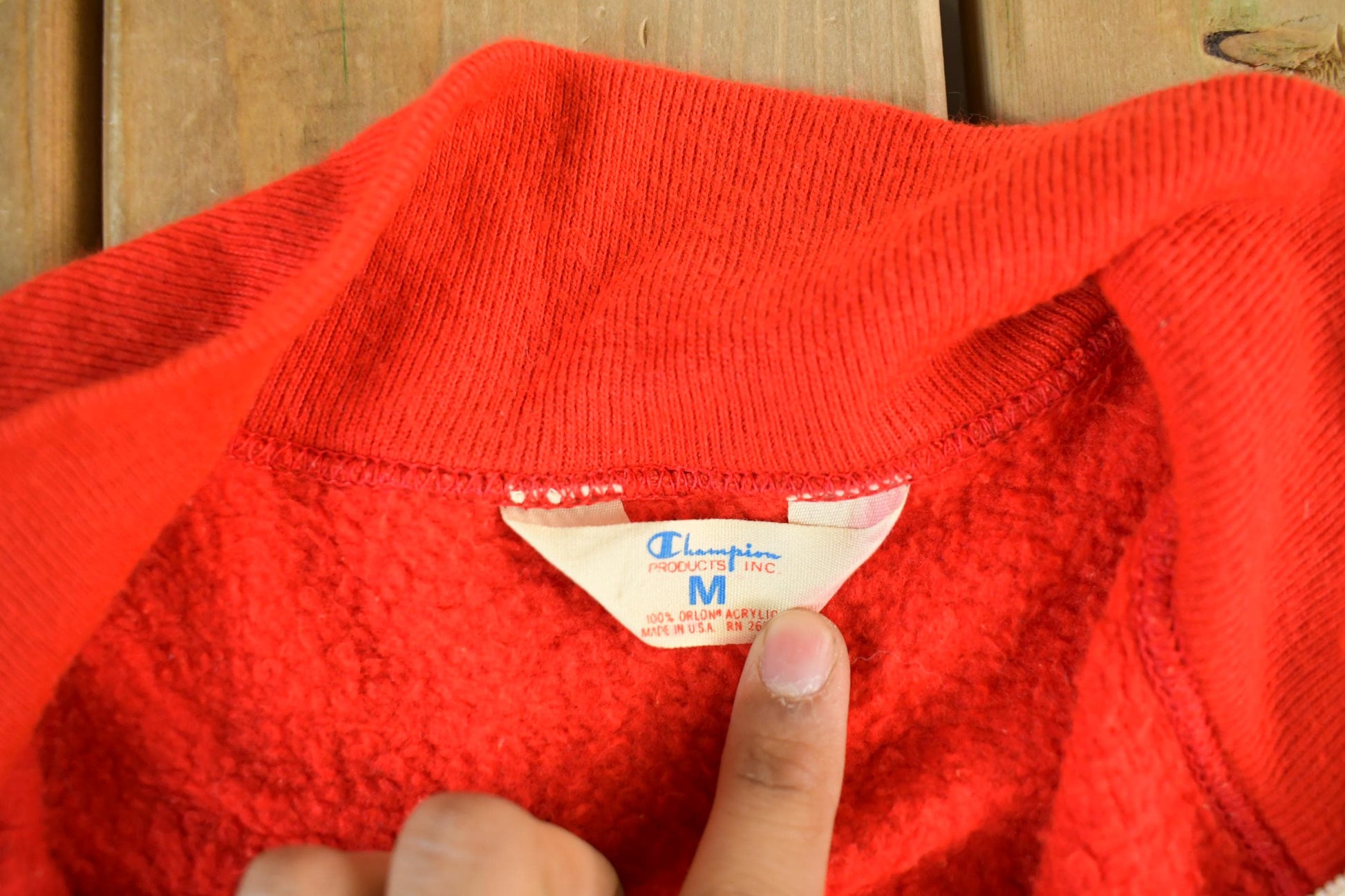 Vintage 1974 Champion Schenectady Swim Club Zip Up Sweatshirt Men's Medium from propervintagecanada