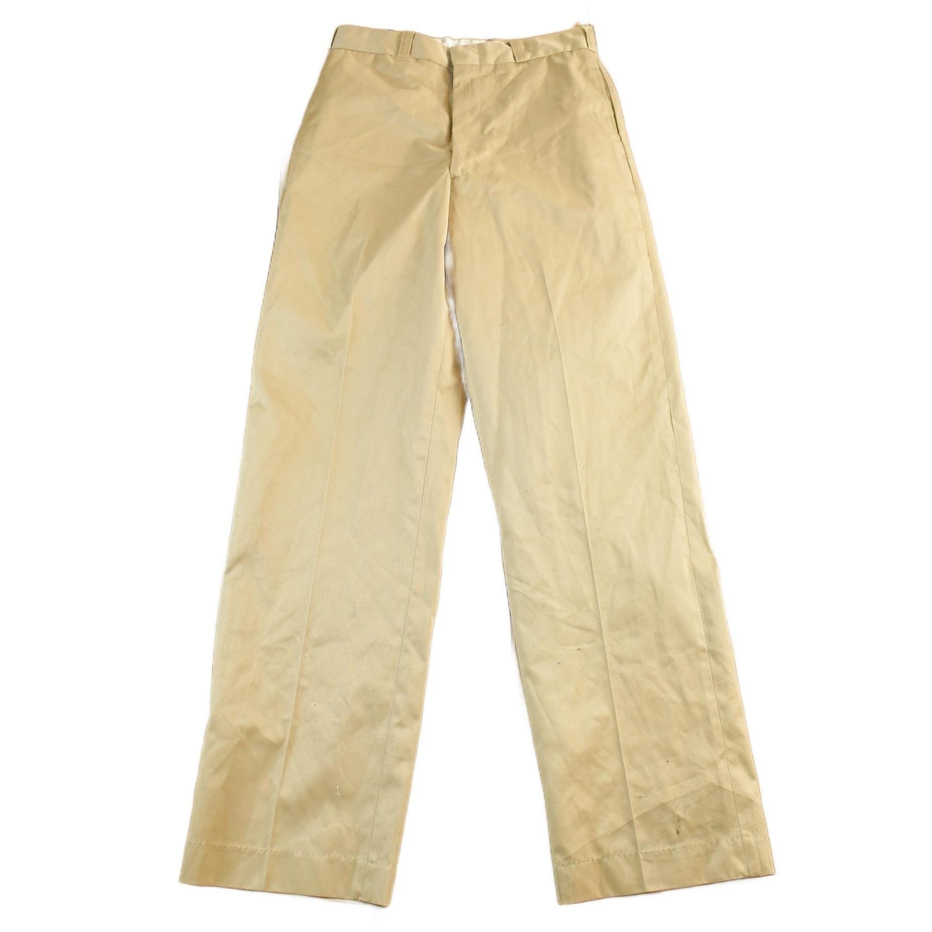 Vintage 1975 Army Khaki Pants Men's Small 28 x 31 from propervintagecanada