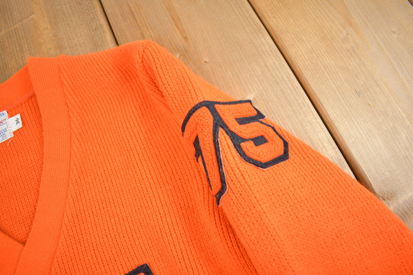 Vintage 1975 Collegiate Knit Sweater Men's S from propervintagecanada