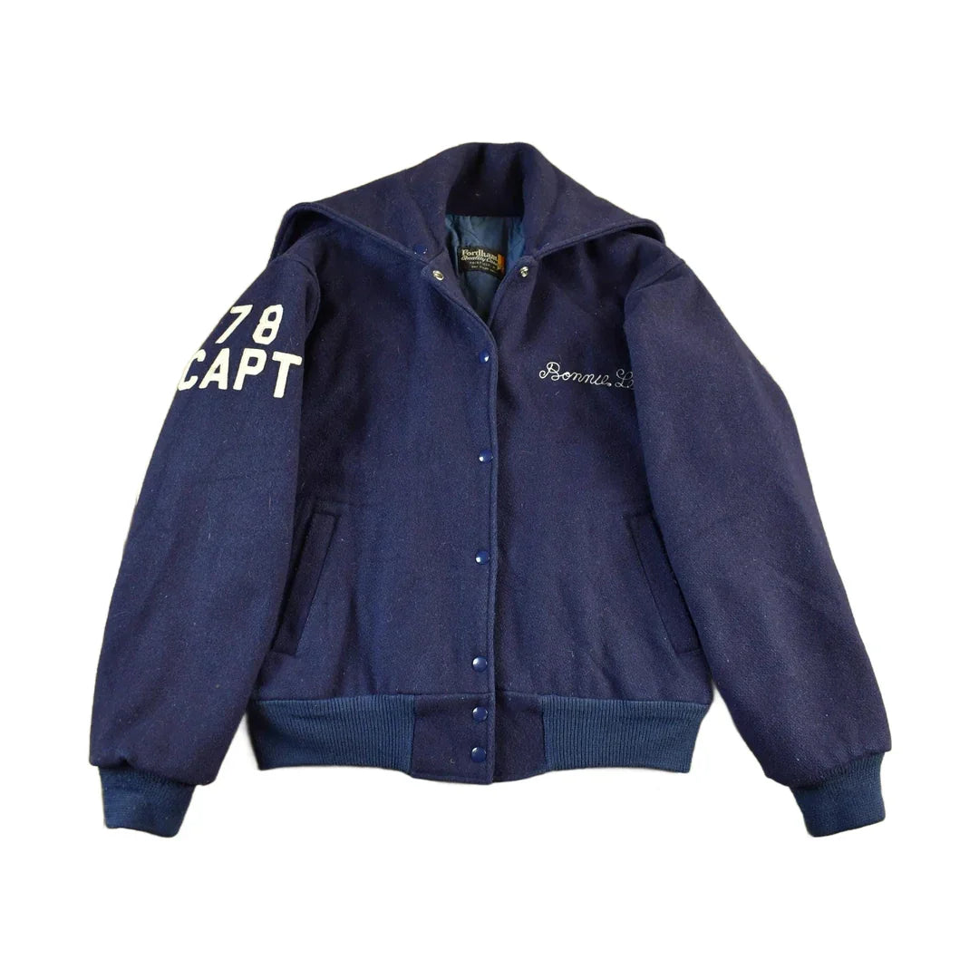 Vintage 1978 Fordham Wool Varsity Letterman Jacket Men's Small from propervintagecanada