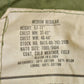 Vintage 1979 Army Military Field Jacket Men's M from propervintagecanada