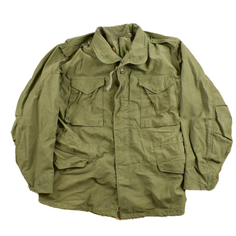 Vintage 1979 Army Military Field Jacket Men's M from propervintagecanada