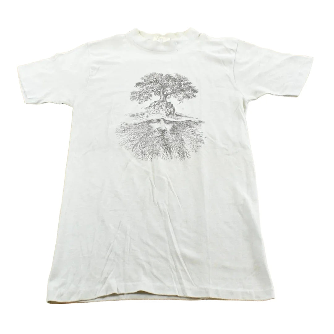 Vintage 1979 Nick Nicholson Tree of Life Art T-Shirt Men's XS from propervintagecanada