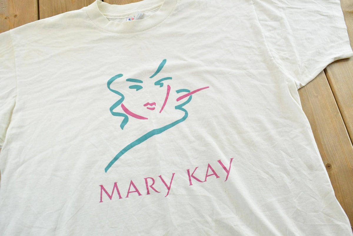 Vintage 1980 Hanes Mary Kay Makeup Promotional T-Shirt Made In USA Mens XL from propervintagecanada