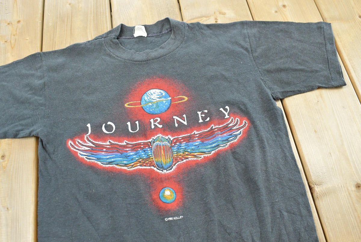 Vintage 1980 Journey Super Jam Concert Band T-shirt Mens S from propervintagecanada