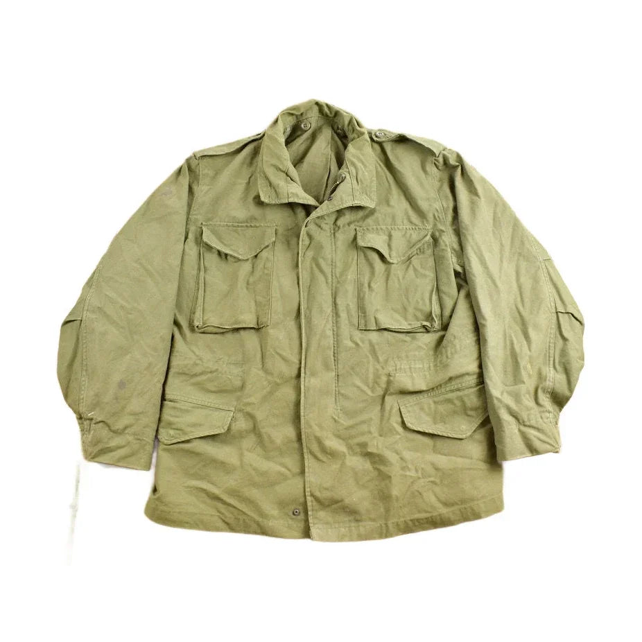 Vintage 1980 Military Army Sateen Field Jacket from propervintagecanada