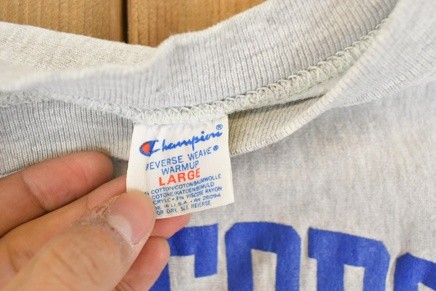 Vintage 1980's Air Force Athletics Champion Reverse Weave Crewneck Sweatshirt Men's Medium from propervintagecanada