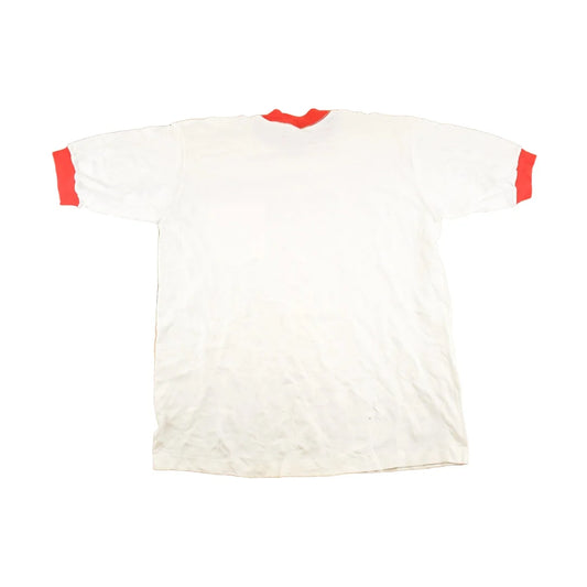 Vintage 1980's Cambridge Souvenir Ringer T-Shirt Mens XL from propervintagecanada