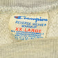 Vintage 1980's Champion Reverse Weave Warm-up Collegiate Crewneck University of Niagara Heavily Distressed Men's 2XL from propervintagecanada