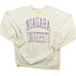 Vintage 1980's Champion Reverse Weave Warm-up Collegiate Crewneck University of Niagara Heavily Distressed Men's 2XL from propervintagecanada