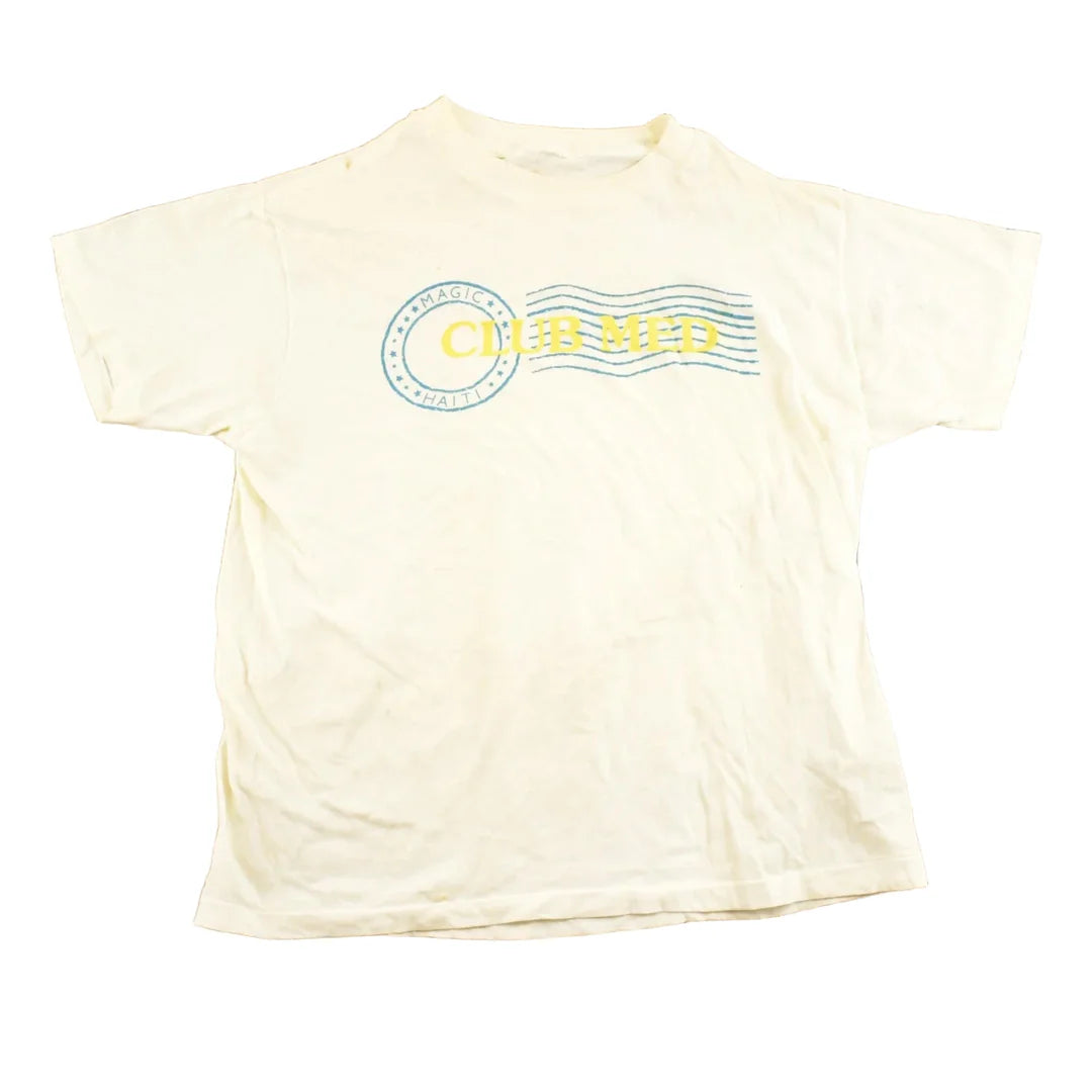 Vintage 1980's Club Med Souvenir Travel T-Shirt Mens M from propervintagecanada