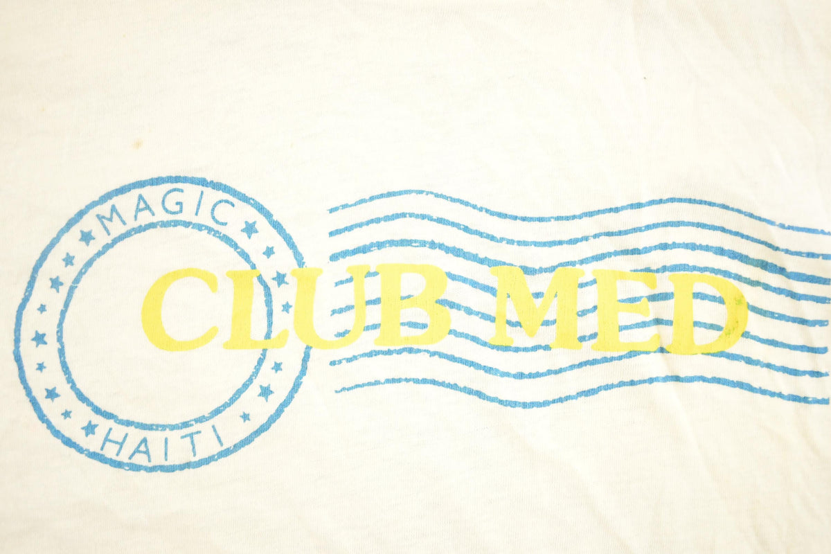 Vintage 1980's Club Med Souvenir Travel T-Shirt Mens M from propervintagecanada